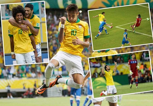 Brasil Kalahkan Italia 4-2, Neymar Cetak Gol Ketiga